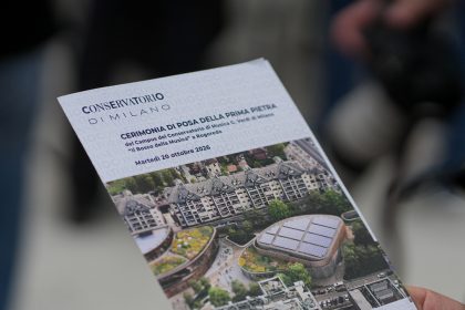 Via ufficiale al cantiere del Bosco della Musica. Regione Lombardia protagonista dell'intervento di rigenerazione del Conservatorio.