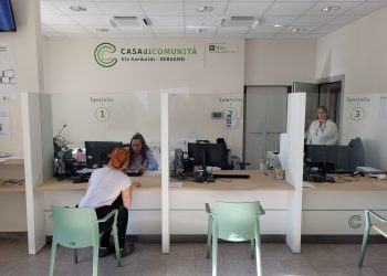 Inaugurate dall'assessore regionale Guido Bertolaso le Case di Comunità (in foto uno scorcio di quella di via Garibaldi) e la nuova Casa degli Adolescenti del distretto di Bergamo.