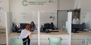 Inaugurate dall'assessore regionale Guido Bertolaso le Case di Comunità (in foto uno scorcio di quella di via Garibaldi) e la nuova Casa degli Adolescenti del distretto di Bergamo.