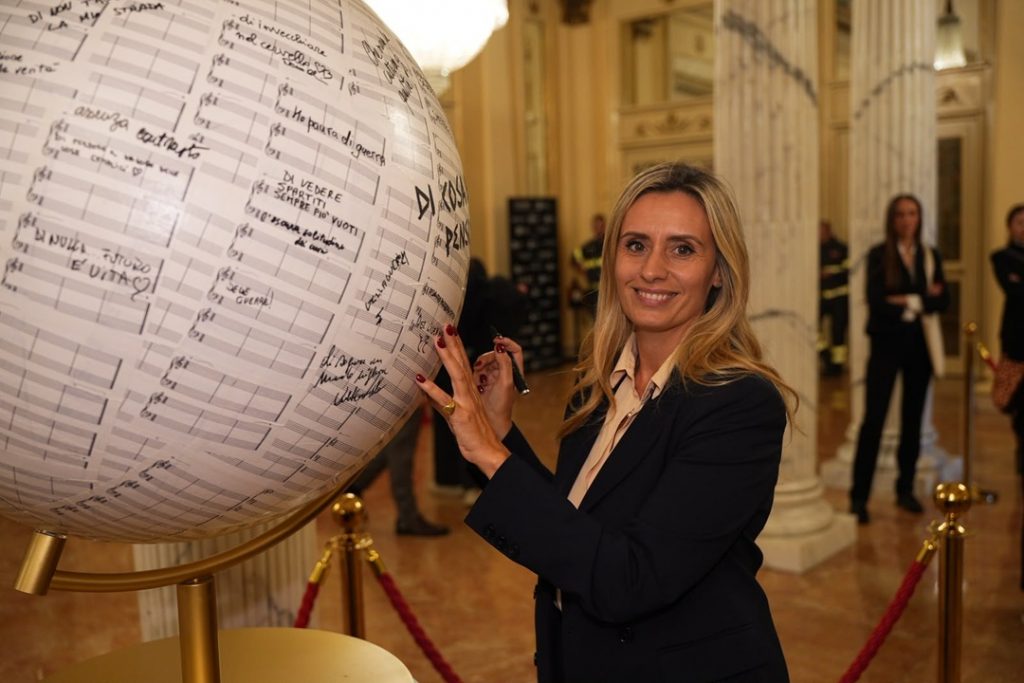 In foto l’assessore regionale Francesca Caruso all’evento Futura 2026 al Teatro alla Scala di Milano