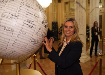 In foto l’assessore regionale Francesca Caruso all’evento Futura 2026 al Teatro alla Scala di Milano
