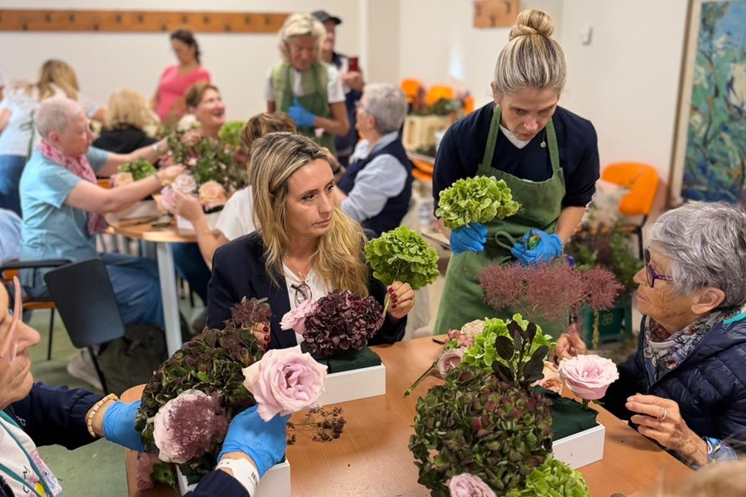 All'ospedale di Gallarate i fiori sono stati utilizzati in laboratori rivolti ai pazienti per offrire momenti di serenità durante le cura