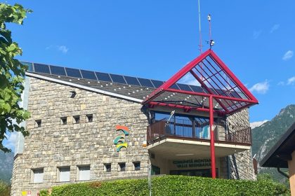 Per le Comunità Montane un nuovo contributo da Regione Lombardia. In foto la sede della Comunità Montana di Valle Brembana