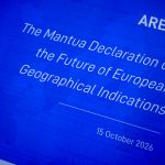 In foto la firma della dichiarazione di Mantova