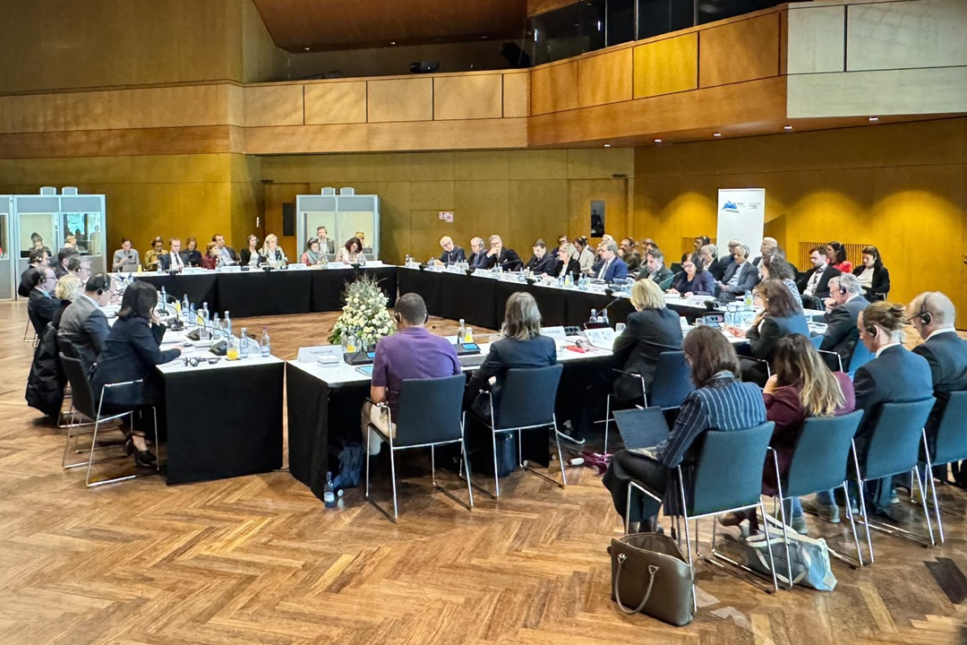 L’assessore regionale allo Sviluppo economico, Guido Guidesi, interviene a Lindau (Germania) al Forum Eusalp