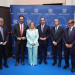 In foto la conferenza di Assolombarda al Teatro Dal Verme di Milano con i rappresentanti istituzionali, tra cui il presidente della Regione Lombardia Attilio Fontana