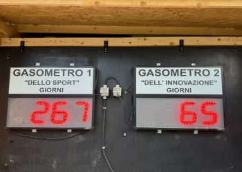 Riqualificazione Gasometro 2: sopralluogo dell'assessore regionale Massimo Sertori al cantiere di rigenerazione urbana a Milano Bovisa