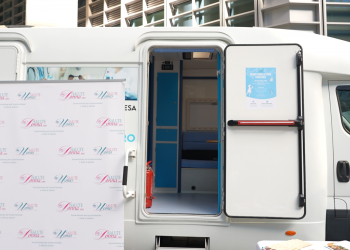 Camper prevenzione tumore al seno in occasione di Ottobre Rosa in Lombardia