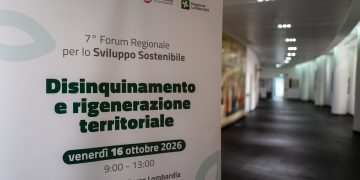 Immagine della locandina del forum per lo sviluppo sostenibile 2026 di Regione Lombardia