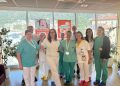 Infermieri e medici dell'Ospedale Valduce di Como dove sono arrivati, in soli sei giorni 33 neonati, 16 dei quali concentrati nelle ultime 48 ore
