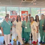 Infermieri e medici dell'Ospedale Valduce di Como dove sono arrivati, in soli sei giorni 33 neonati, 16 dei quali concentrati nelle ultime 48 ore