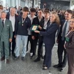 il sottosegretario con delega allo Sport Federica Picchi al Belvedere Berlusconi di Palazzo Lombardia per l’evento Alpha League santelia-cantu-alpha-league
