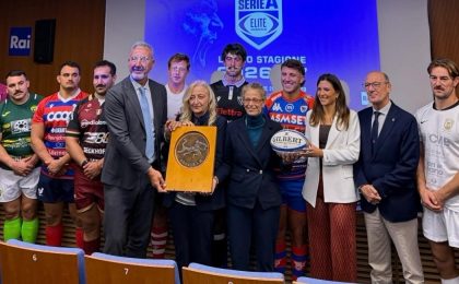 Il sottosegretario Picchi è intervenuto alla presentazione della stagione 2026/2027 della Serie A Élite Maschile di rugby