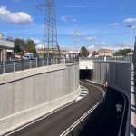 Inaugurata la Tangenziale nord di Cesano Maderno (Monza e Brianza): in foto il sottopassaggio