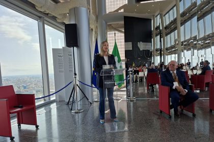 L'assessore regionale all'Istruzione, Formazione e Lavoro Simona Tironi interviene al convegno 'Formazione e integrazione delle persone migranti: nuove opportunità di sviluppo' dove è stato presentato anche il progetto 'Aslam Bridge'