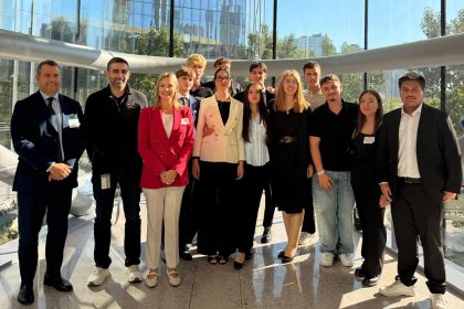 L’assessore all’Istruzione, Formazione e Lavoro di Regione Lombardia Simona Tironi in visita al campus universitario Cornell Tech durante durante la missione istituzionale negli Usa