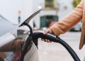 macchina elettrica per dare idea di rinnovo veicoli inquinanti con alternative green