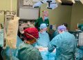 Equipe medica al lavoro per il prelievo da donatore a cuore fermo all'ospedale di Gallarate