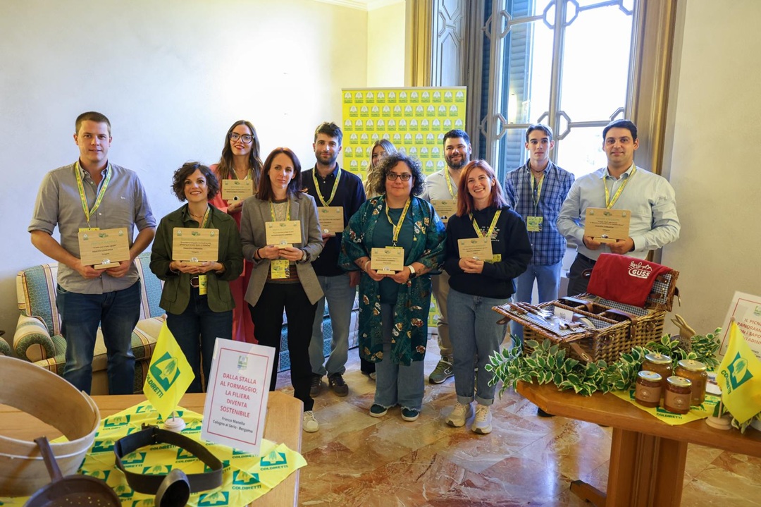 I giovani agricoltori vincitori degli Oscar Green 2026 di Coldiretti Giovane Impresa