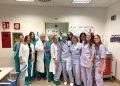 Il team di medici e infermieri degli Spedali civili di Brescia dove il 30 settembre sono nati 21 bambini.