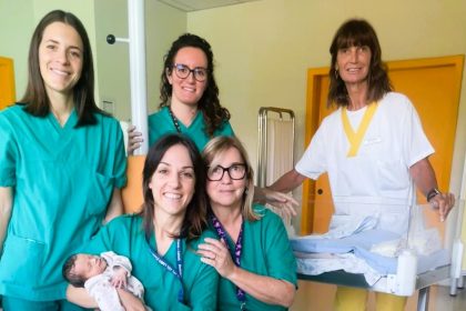 personale Ostetricia Ginecologia Sant'Anna, immagine utilizzata per record neonati a Como