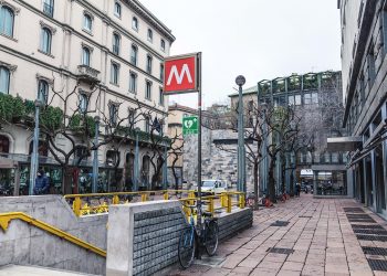 stazione MM3, immagine utilizzata per prolungamento linea M3 fino a Peschiera Borromeo
