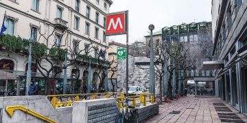 stazione MM3, immagine utilizzata per prolungamento linea M3 fino a Peschiera Borromeo